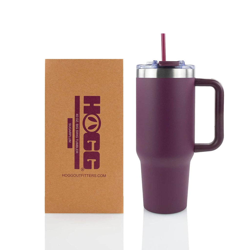 40oz POWDER COATED BIG SWIG TUMBLER: Navy Blue