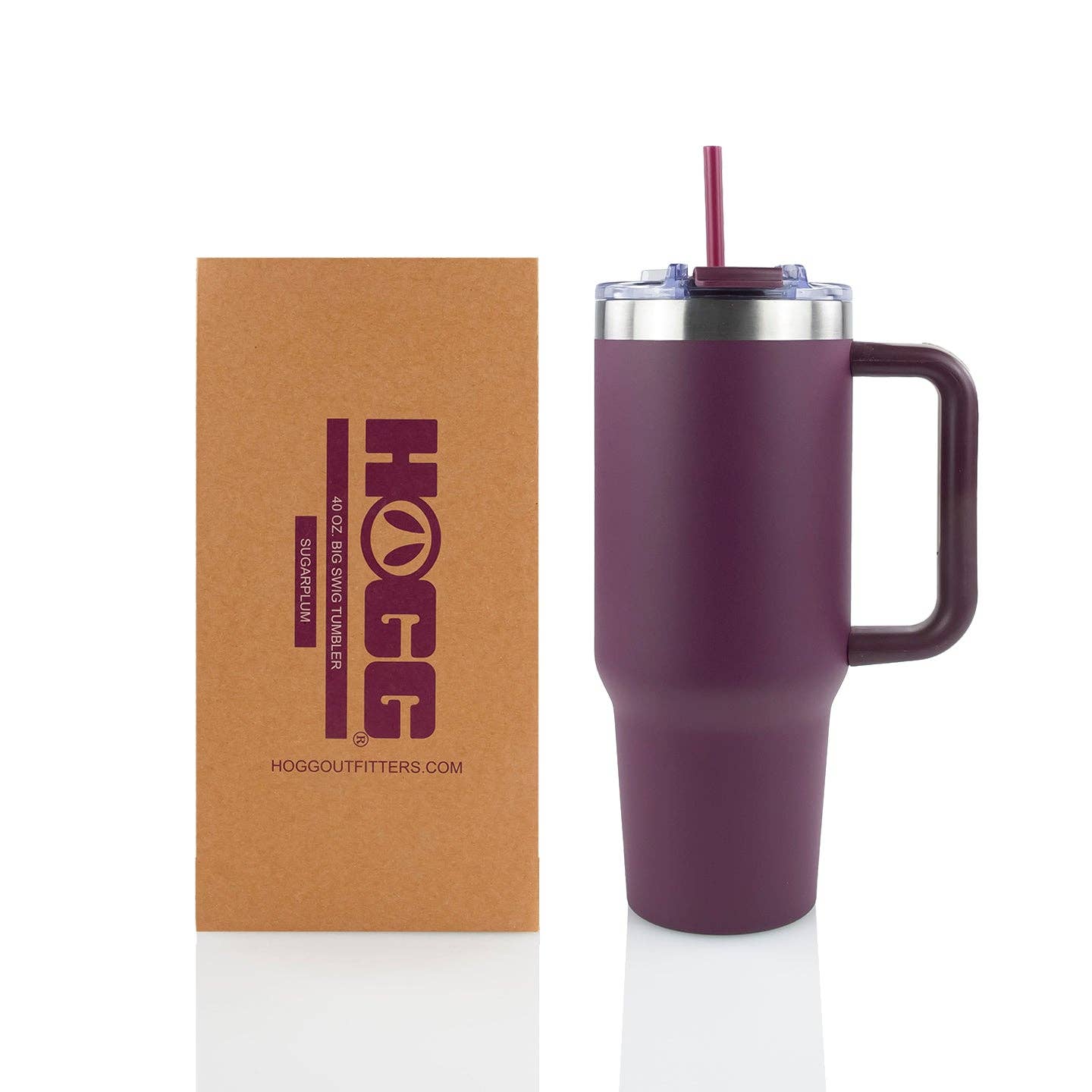 40oz POWDER COATED BIG SWIG TUMBLER: Navy Blue