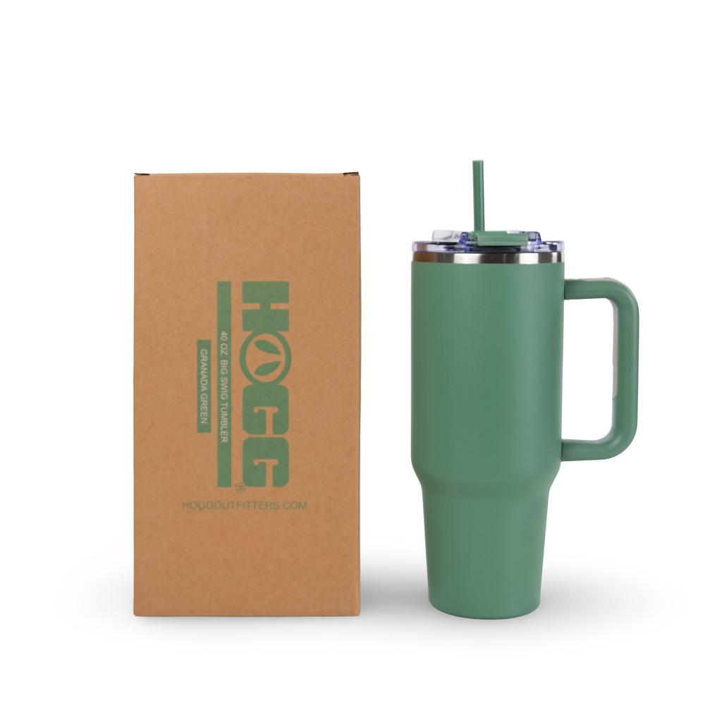 40oz POWDER COATED BIG SWIG TUMBLER: Navy Blue