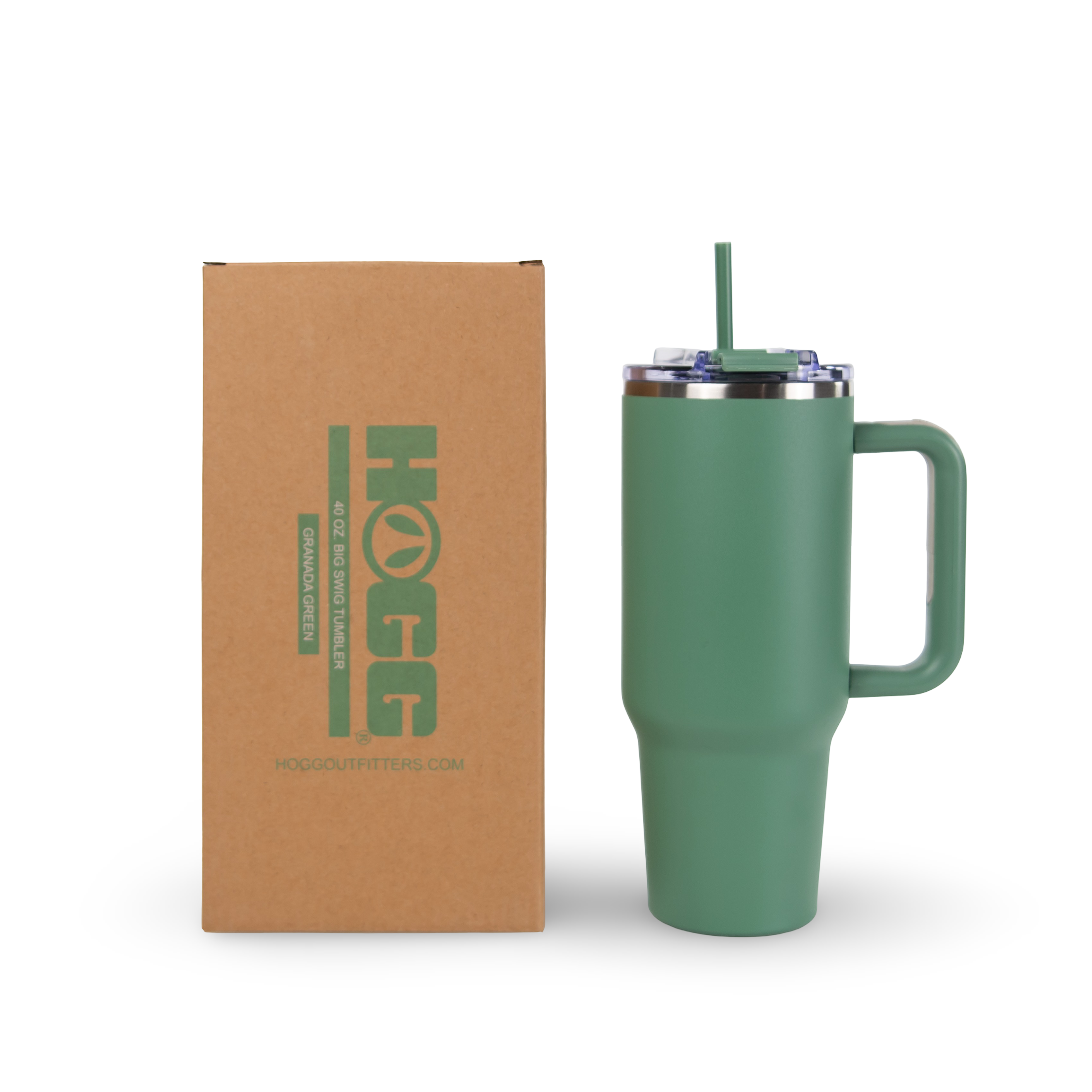 40oz POWDER COATED BIG SWIG TUMBLER: Navy Blue